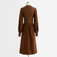 Dress stitched knit bottomed skirt retro lady temperament medium length skirt  2343