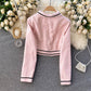 Hepburn coat women's versatile age reducing Fashion Top  1536
