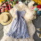 Floral strapless dress  3279
