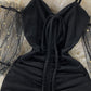 Suspender Strapless skirt pleated slim Hip Wrap Skirt Dress  3205