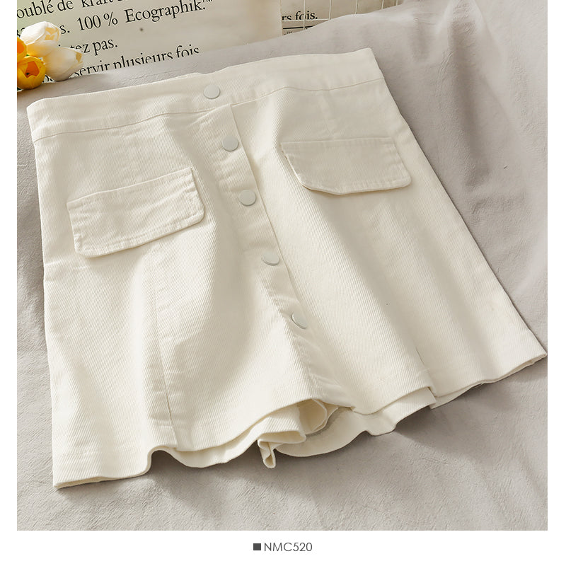 Han Fan casual high waist versatile shorts skirt women  2529