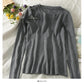 Women's autumn decoration thin round neck sweater  1992