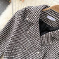 French retro temperament Lapel thousand bird high waist short style  1568
