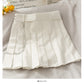 High waist slim chain decoration short skirt women  2491