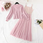 Suspender mesh large swing long skirt fairy super fairy series suit  2382