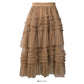 Foreign style versatile high waist skirt  2512