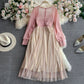 Vintage fairy Chiffon waist dress  3006