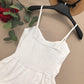 High waist elastic suspender Jumpsuit women's shorts skirt pants  2872