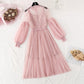 New fairy super xiansen stem orange French retro skirt  2378