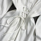 Women's waist closing temperament thin Lapel dress  2863