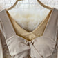 Sexy design, wrinkled and kinked waist, thin square collar and buttocks  2724