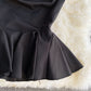 Light mature style sexy one shoulder strapless dress  3035