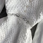 Waistband square neck Jacquard Dress Lantern Sleeve fairy A-line skirt  3238