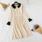 New trendy French retro small fragrance base with pleated small black skirt inside  2363