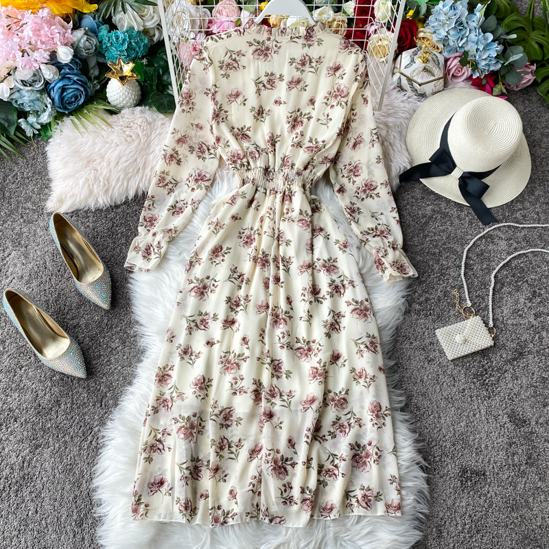 French waist skirt fairy super fairy series versatile dress  3135