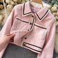 Hepburn coat women's versatile age reducing Fashion Top  1536