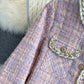 Xiaoxiangfeng Promi-Temperament High-End-Knopffarbe Top 1635