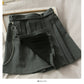 Dark pleated skirt Harajuku tooling short skirt female  2657
