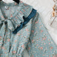 French minority Flower Chiffon Dress   2135
