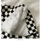 New Vintage Plaid high waist slim A-line skirt for women  2482