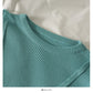 Korean bow tie tie short versatile long sleeve Pullover Top  1981