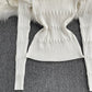 Sinn für Design: Schmaler Pullover im französischen Auslandsstil 1616