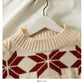Cute round neck long sleeve sweater  1482