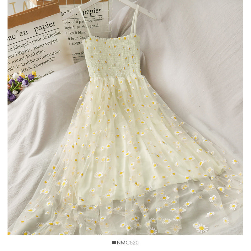 Robe à bretelles en maille Super Fairy Daisy 2679