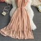 Chiffon strapless dress suspender skirt fairy skirt  3159