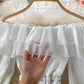 Schulterfreies Lotusblattkleid 3098 im Stil der königlichen Schwester