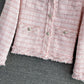 Celebrity xiaoxiangfeng tweed short coat  1661