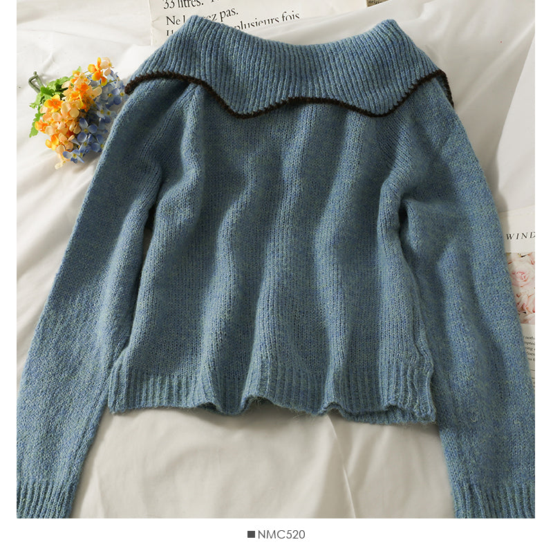 Vielseitiger neuer schlanker kurzer Cardigan für Damen 1754