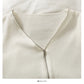 French niche low neck open collarbone zipper short T-shirt  1942