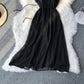 Sexy suspender shoulder and waist show thin fairy skirt  2766