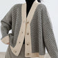 Vintage cardigans, striped slouches, baggy coats, chunky sweaters  1437