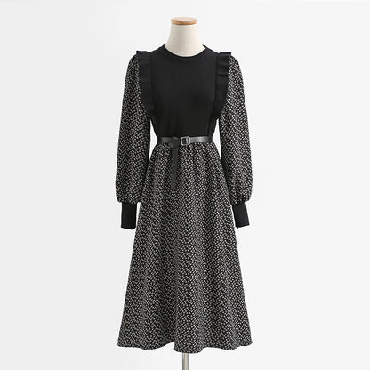 Women's Corduroy dress small tall bottomed skirt  2447