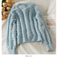 Sweet wind three-dimensional flower single breasted cardigan sweater female  1705