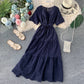 Super fairy sweet skirt waist Ruffle Dress large swing skirt long skirt  3132