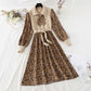 The new stitched lace up floral skirt is thin and elastic waist Corduroy Skirt  2245