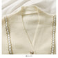 Sweater women's three button cardigan thin V-Neck long sleeve sweater  1755