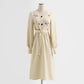 Dress stitched knit bottomed skirt retro lady temperament medium length skirt  2343