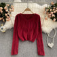 Vielseitiger Kurzpullover aus Mohair 1615