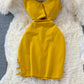Sexy Mode aushöhlen Taille enge Tasche Hüfte Strapskleid 3359