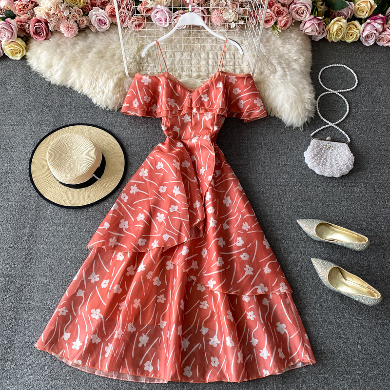 Off shoulder strapless dress  3409