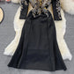 Sequin embroidered Hepburn slim fit Hip Wrap long skirt  3252