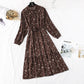 French retro long sleeved Chiffon Dress fairy super fairy series  2165