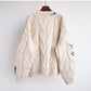 Lazy cardigans, loose knitwear fall sweaters  1443