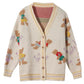 Lazy sweater, new, vintage, cartoon cardigan jacket  1396