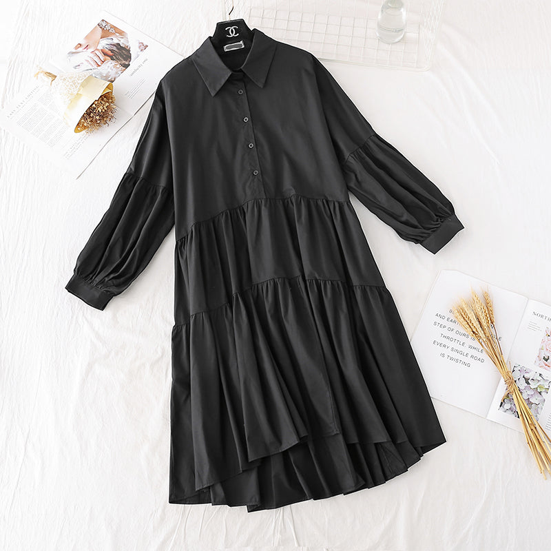 The new skirt is light and mature, foreign style, loose and slim  2300