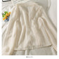 Micro transparent single breasted cardigan long sleeve top women's new style  2106